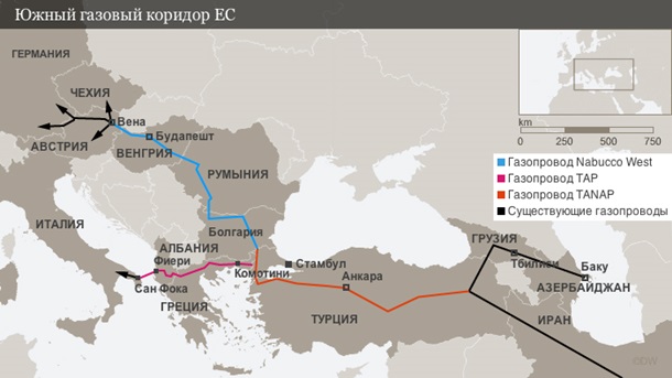 Киев приглашен. Открыт новый газопровод в ЕвропуСюжет