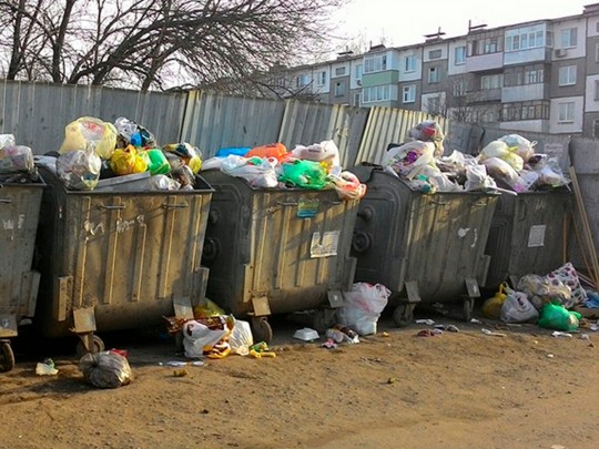 В Кропивницком оригинально проучили любителя выбрасывать мусор в неположенном месте