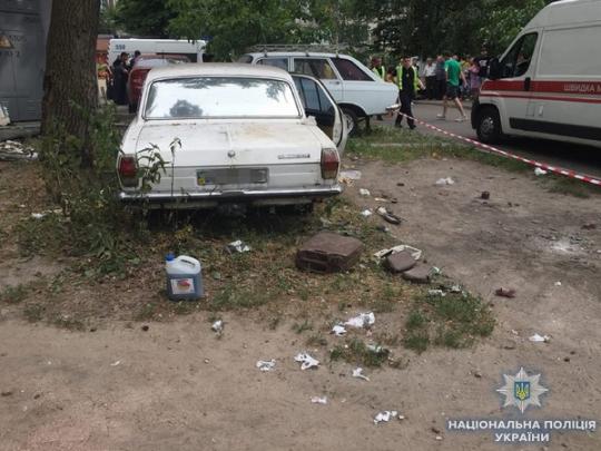 Взрыв в Киеве: госпитализированы четверо детей (обновлено)