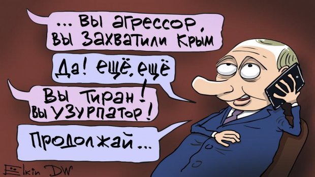 Гучні заяви Собчак і тиха радість Путіна: художник поділився влучною карикатурою
