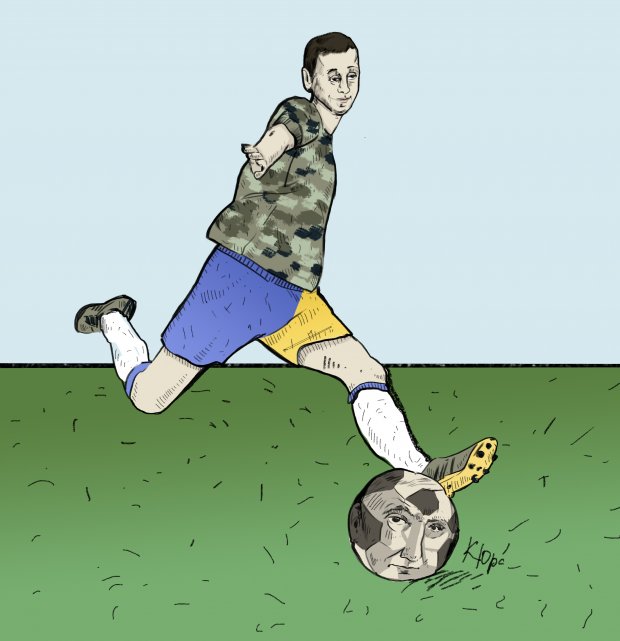 Карикатура тижня: гол від Парасюка