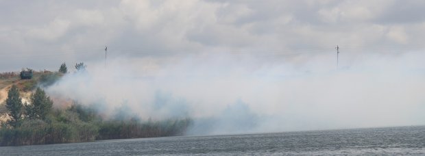 На землі, на воді і в повітрі: маневри бійців ООС: вражаючі фото