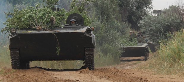 На землі, на воді і в повітрі: маневри бійців ООС: вражаючі фото