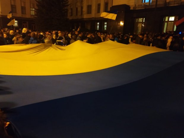 Нормандська змова – державна зрада: у Києві мітингували проти формули Штайнмаєра (фото та відео)