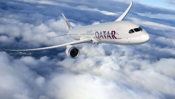 Перший літак Qatar Airways приземлився у Києві