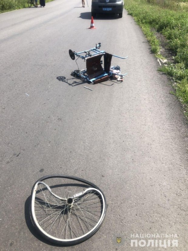 Водій на смерть збив людину на інвалідному візку та втік з місця події