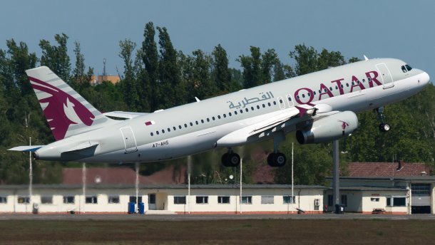 Зявилась інформація про перший рейс Qatar Airways в Україні