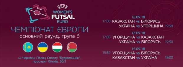 Жіноча збірна України з футзалу зіграє три матчі відбору на Євро у Черкасах: календар матчів