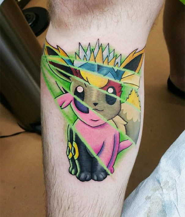 Фанаты игры Pokemon Go массово делают татуировки с покемонами. Лучшие фото