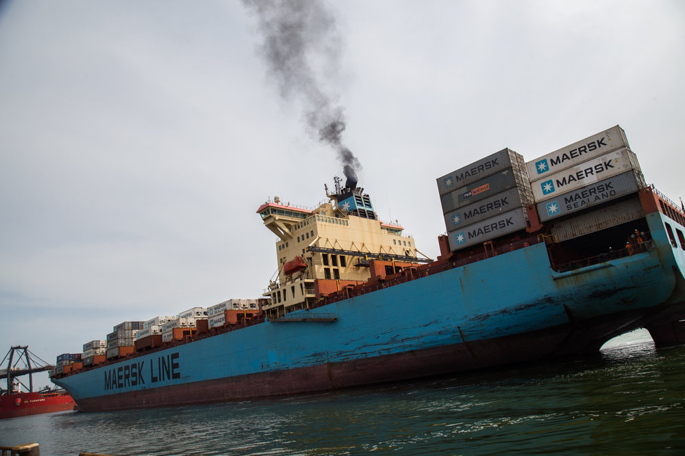 Как ТИС принял первое судно обновленного сервиса Maersk