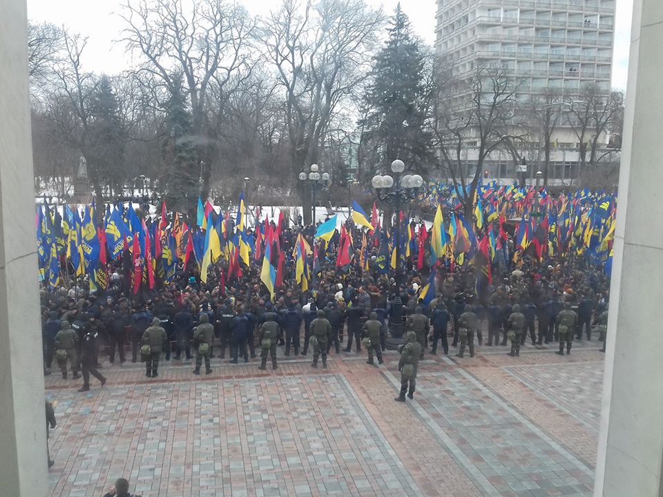 Марш националистов в Киеве. Хроника событий