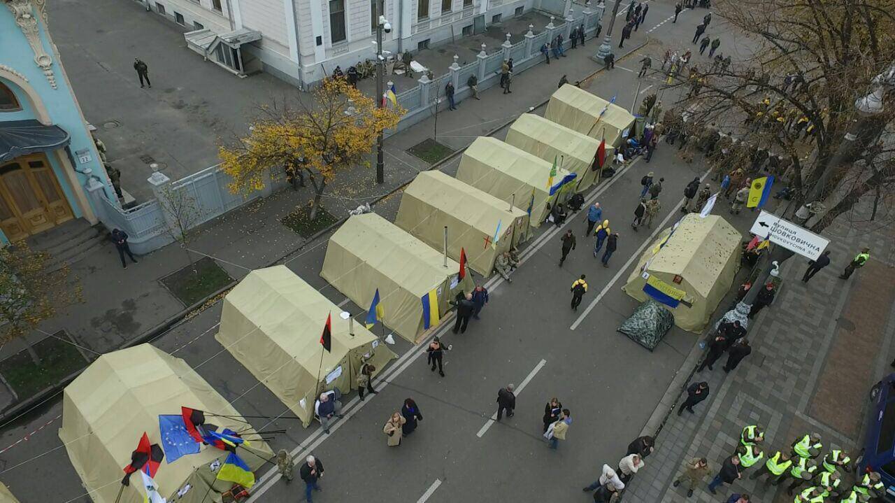 МВД: Ситуация в центре Киева остается контролируемой