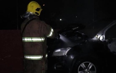 На выходных в Киеве сгорело два автомобиля