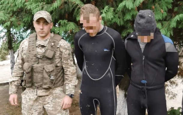 На Закарпатье задержали водолазов-контрабандистов