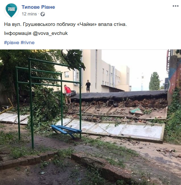 Ровно затопило после обильного ливня с градом (ФОТО, ВИДЕО)