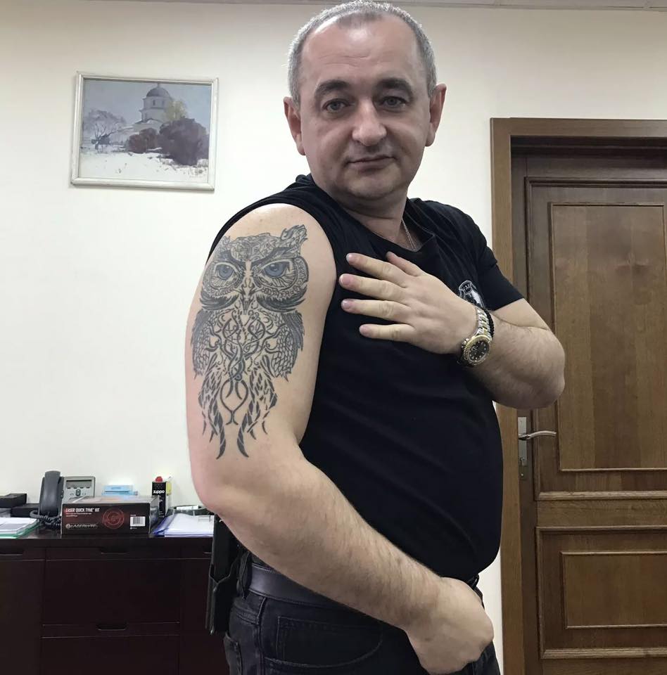 Специалисты о тату Матиоса: на зоне сова - символ смерти и одиночества