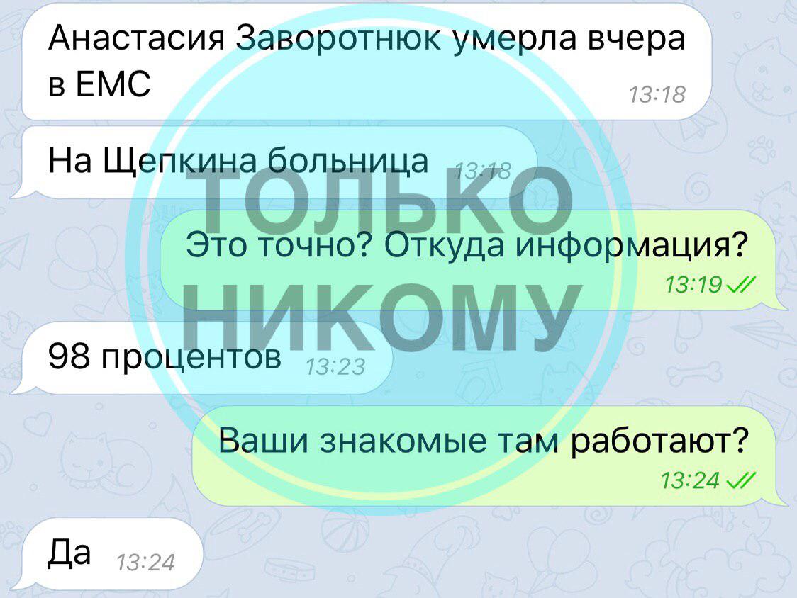 Умерла Анастасия Заворотнюк или нет. Что известно о состоянии актрисы после волны слухов