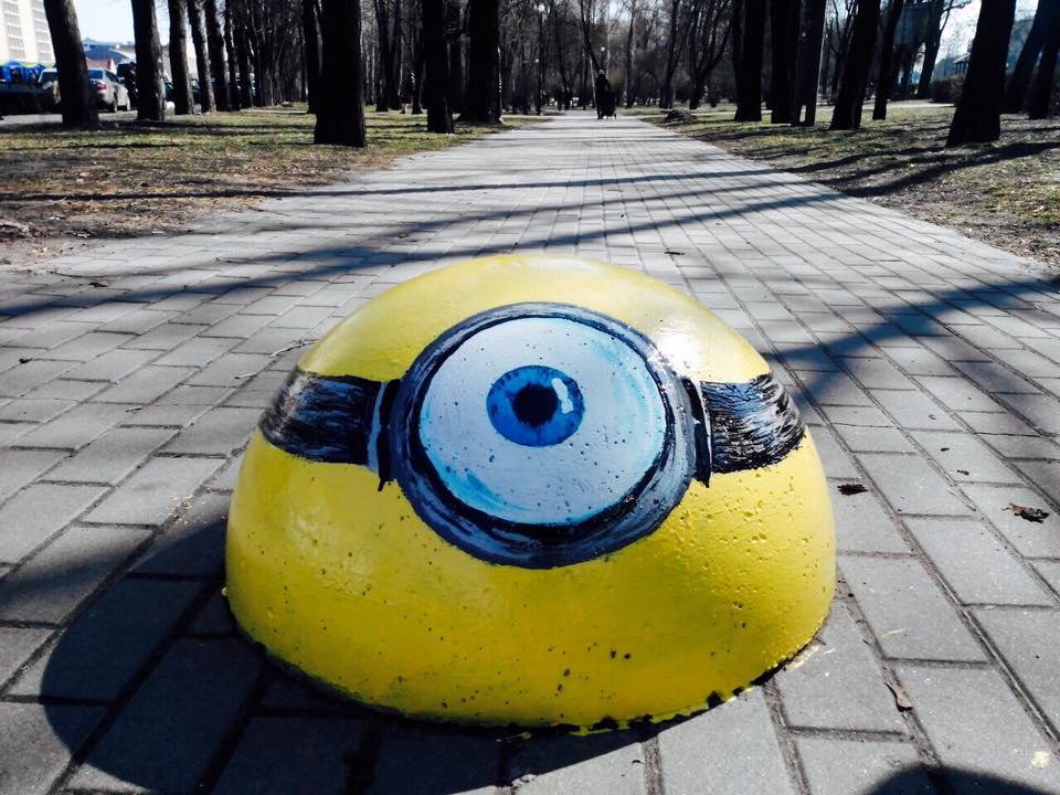 В киевском парке появились посипаки из известного мультфильма