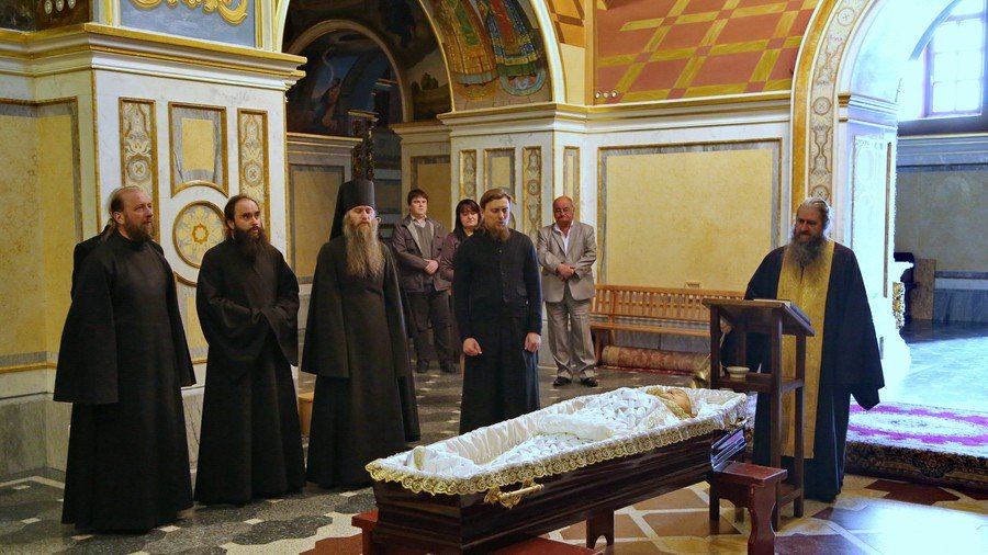 В Лавре совершили литию по Борису Олийныку