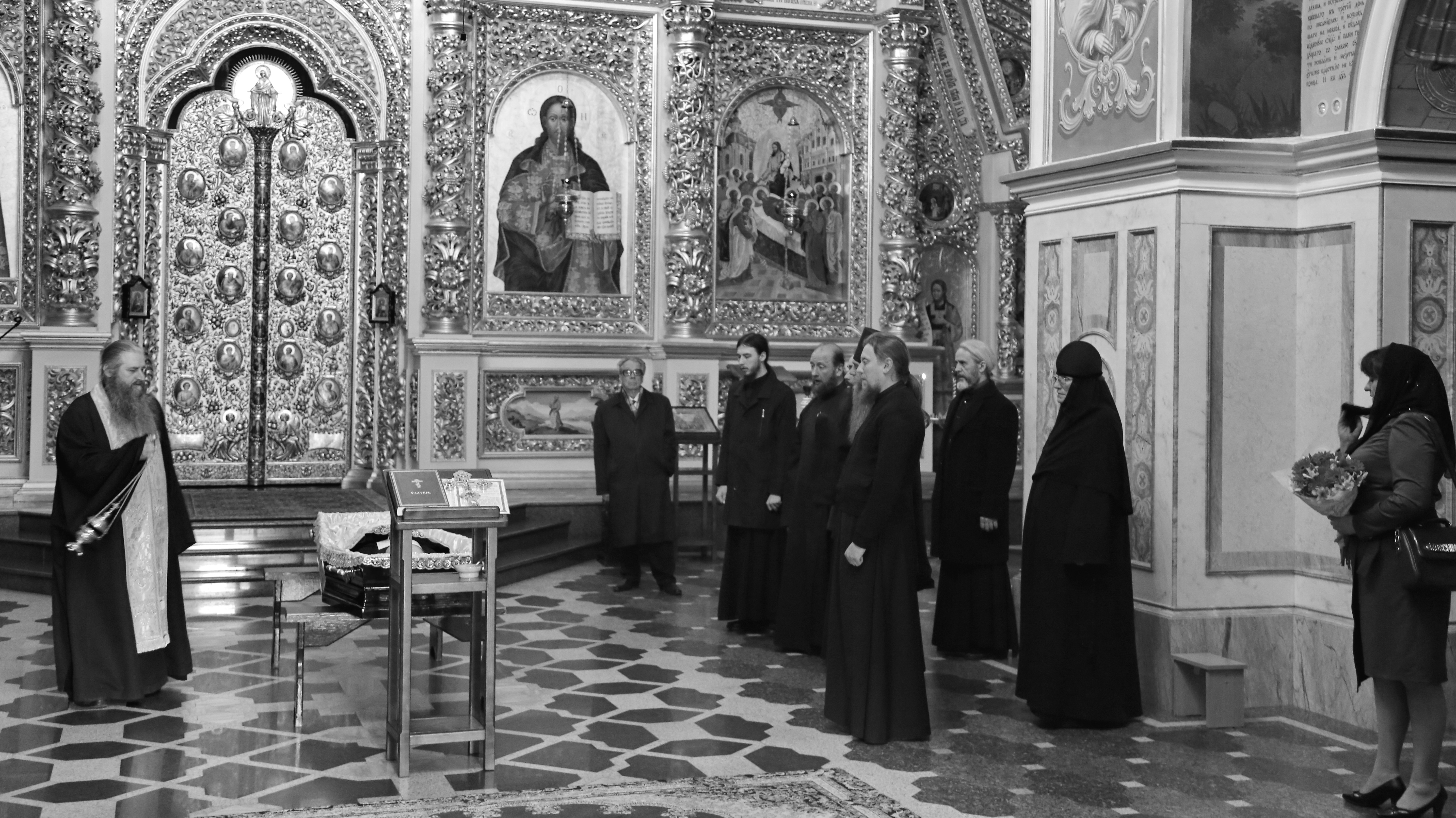 В Лавре совершили литию по Борису Олийныку
