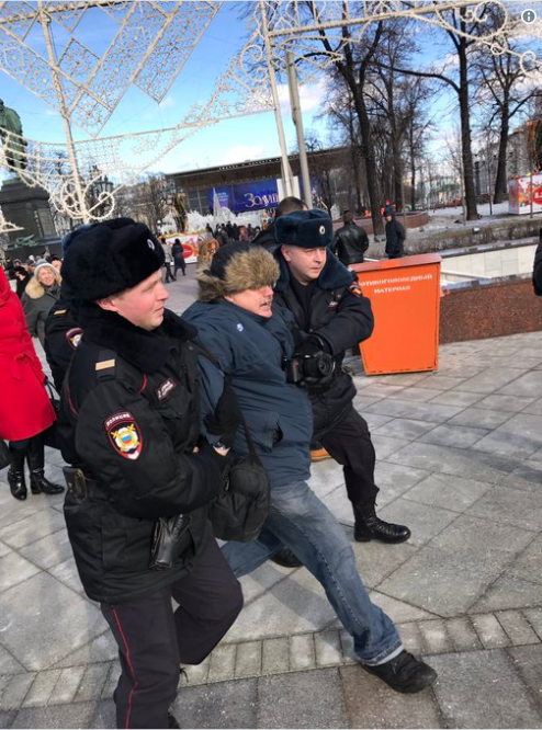 В Москве прошел марш Немцова, есть задержанные