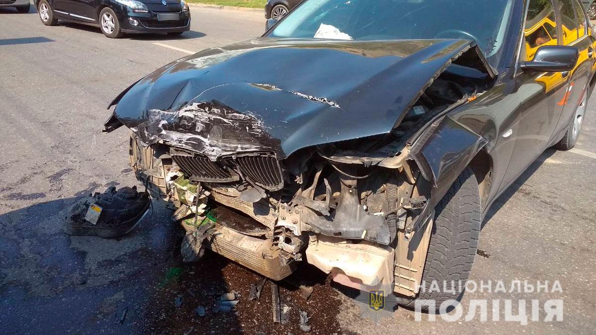 В результате тройного ДТП в Черновцах пострадали три человека, в том числе двое детей