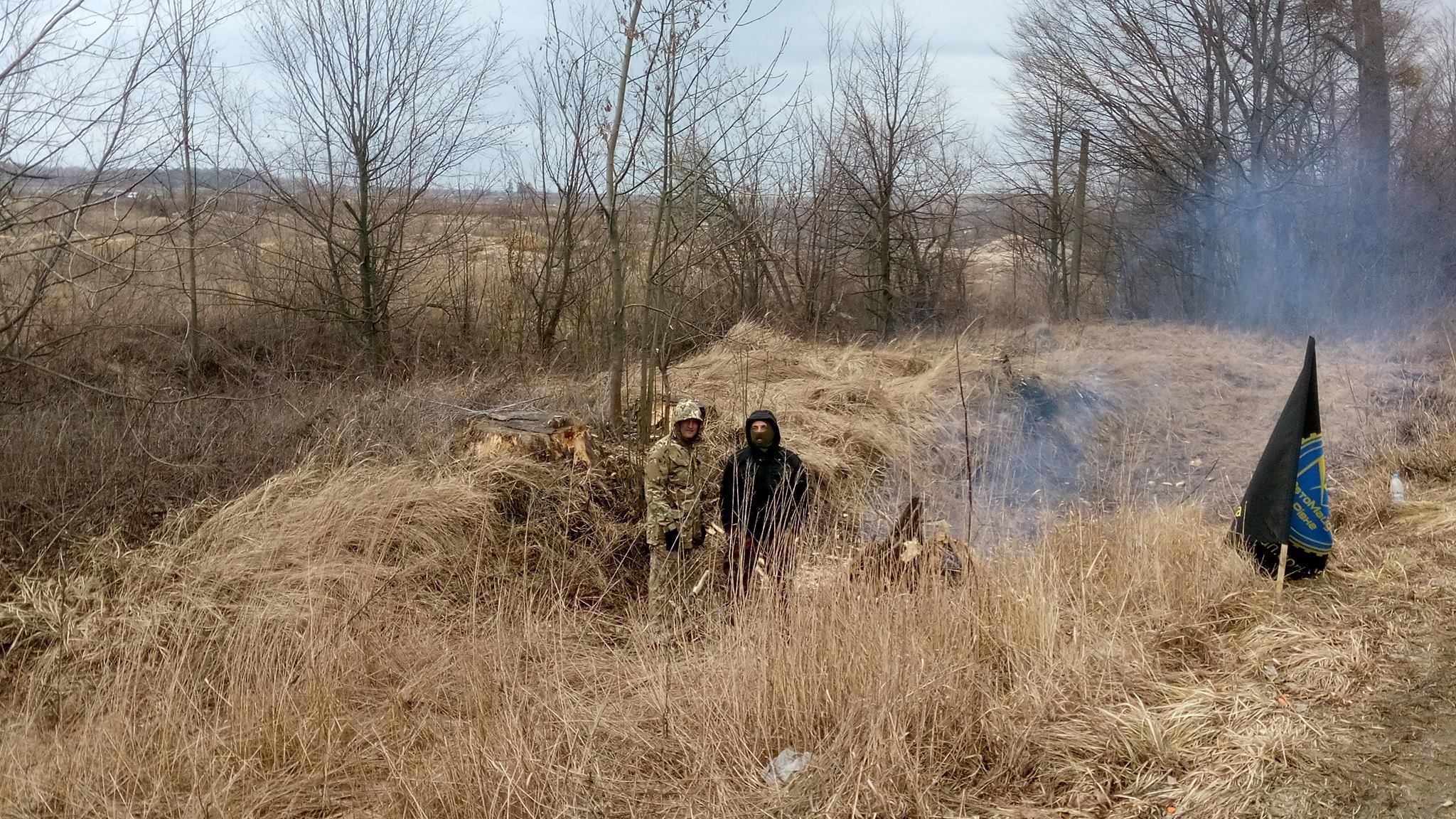 В Ровенской обл. трассу к границе Белоруссии для российских фур заблокировали активисты УНСО