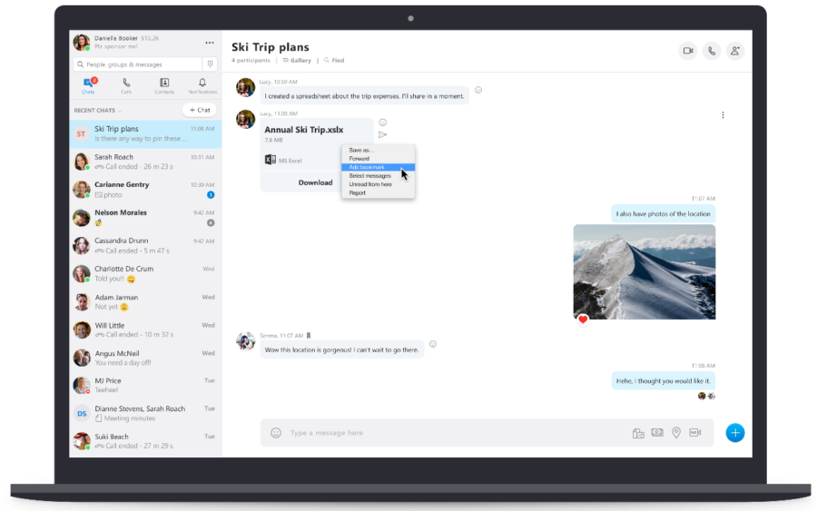 В сервисе Skype появились новые функции
