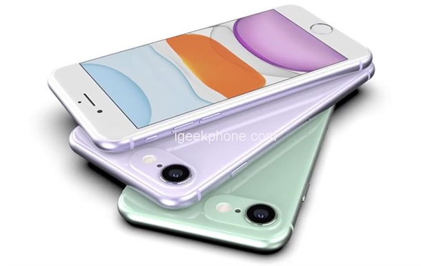 В Сети появились рендеры iPhone SE 2