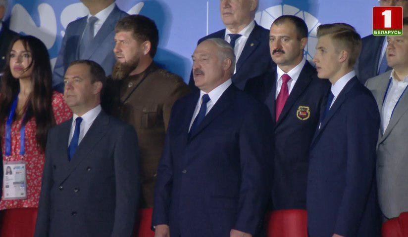 Зеленский не поехал открывать Европейские игры, компанию Лукашенко составили Кадыров и Медведев (ФОТО)