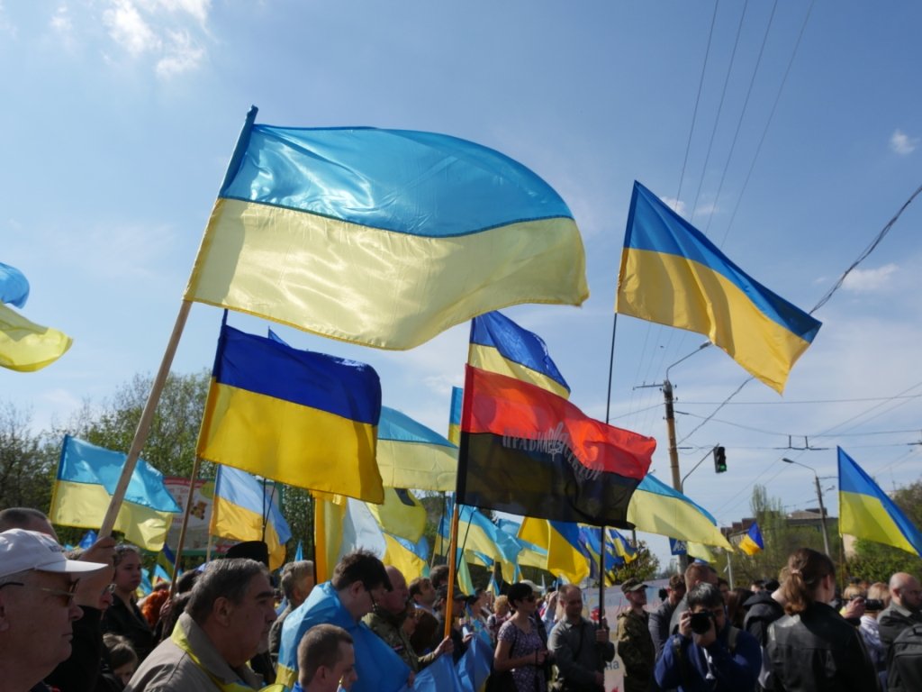 В Краматорске проходит патриотическая акция