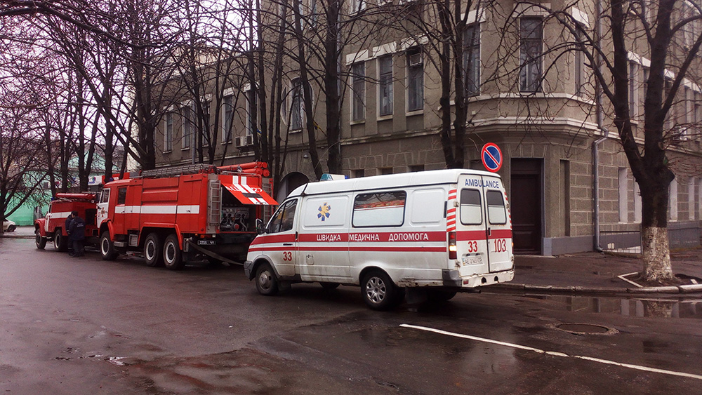 В Павлограде горело помещение Укрпочты, пострадавших нет