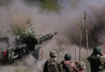 Карта боевых действий в Украине 15 мая